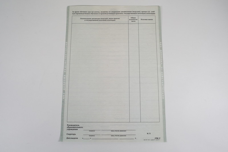 Диплом о начальном образовании  2010-2024 годов в Элисте