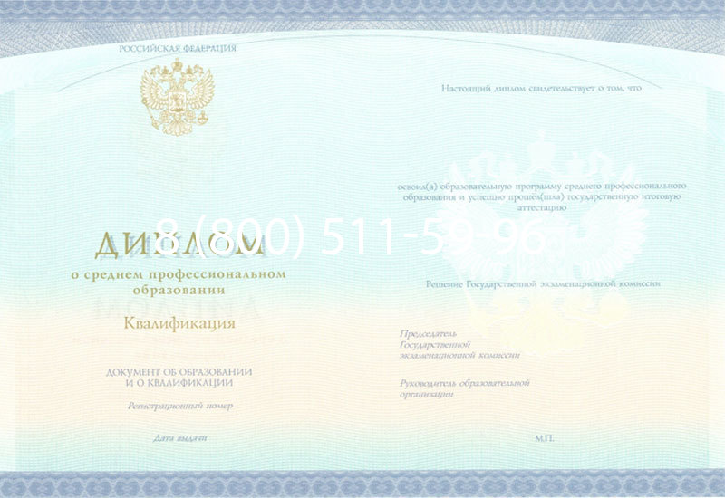 Купить Диплом техникума (Спецбланк) 2014-2024 года в Элисте Купить Диплом техникума (Спецбланк) 2014-2024 года в Элисте